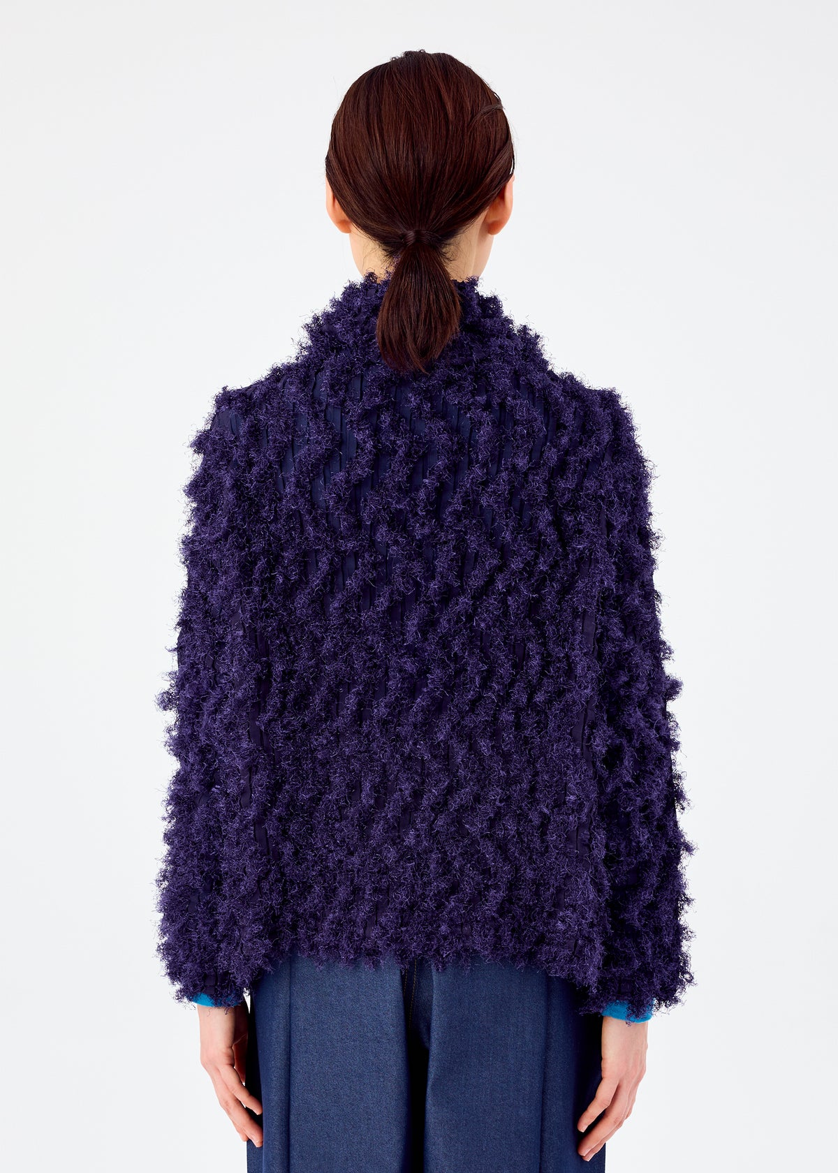 SHAGGY PLEATS、ウィメンズ_トップス_カーディガン、着用画像2