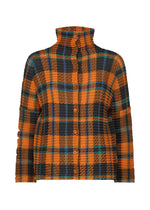 TARTAN CHECK PLEATS SHIRT