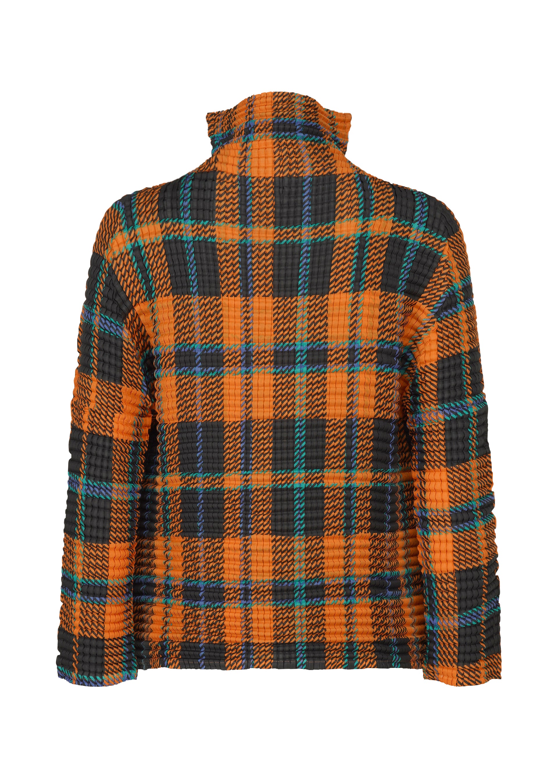 TARTAN CHECK PLEATS SHIRT – isseymiyake.com