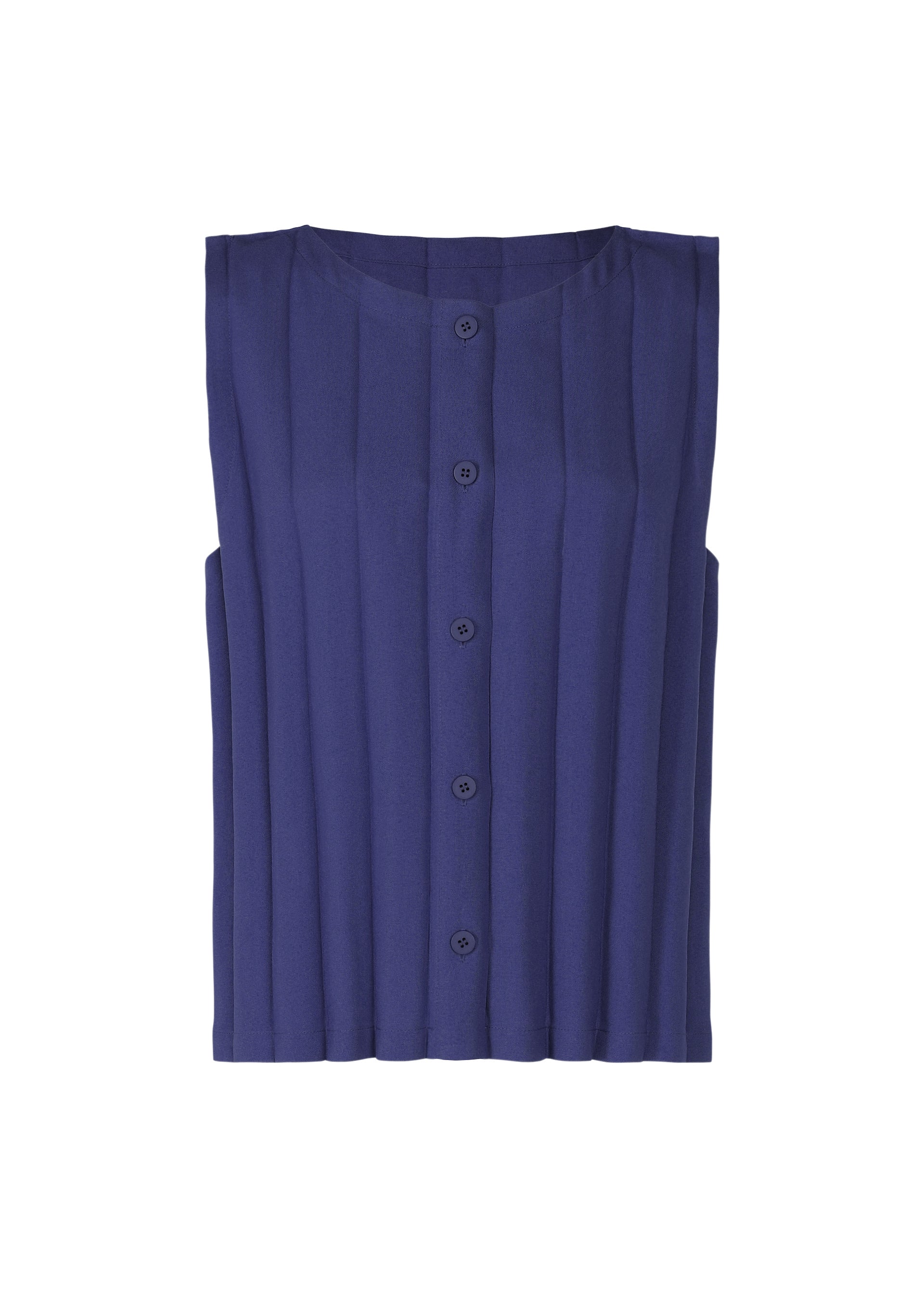 RIPPLE PLEATS、ウィメンズ_トップス_トップ、ブルー