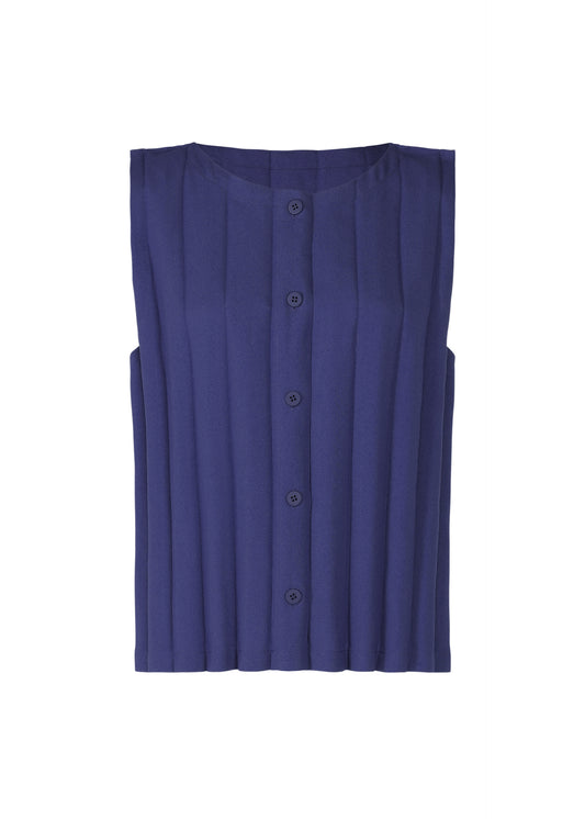 RIPPLE PLEATS、ウィメンズ_トップス_トップ、ブルー