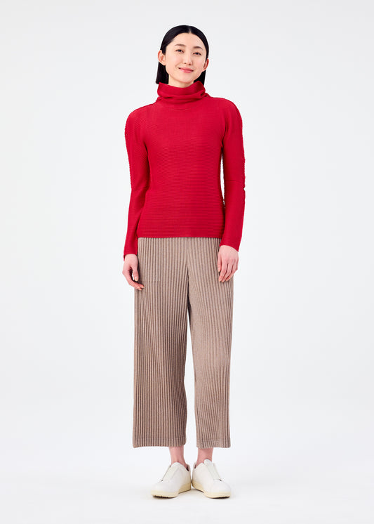 CORDUROY PLEATS、ウィメンズ_パンツ、着用画像1