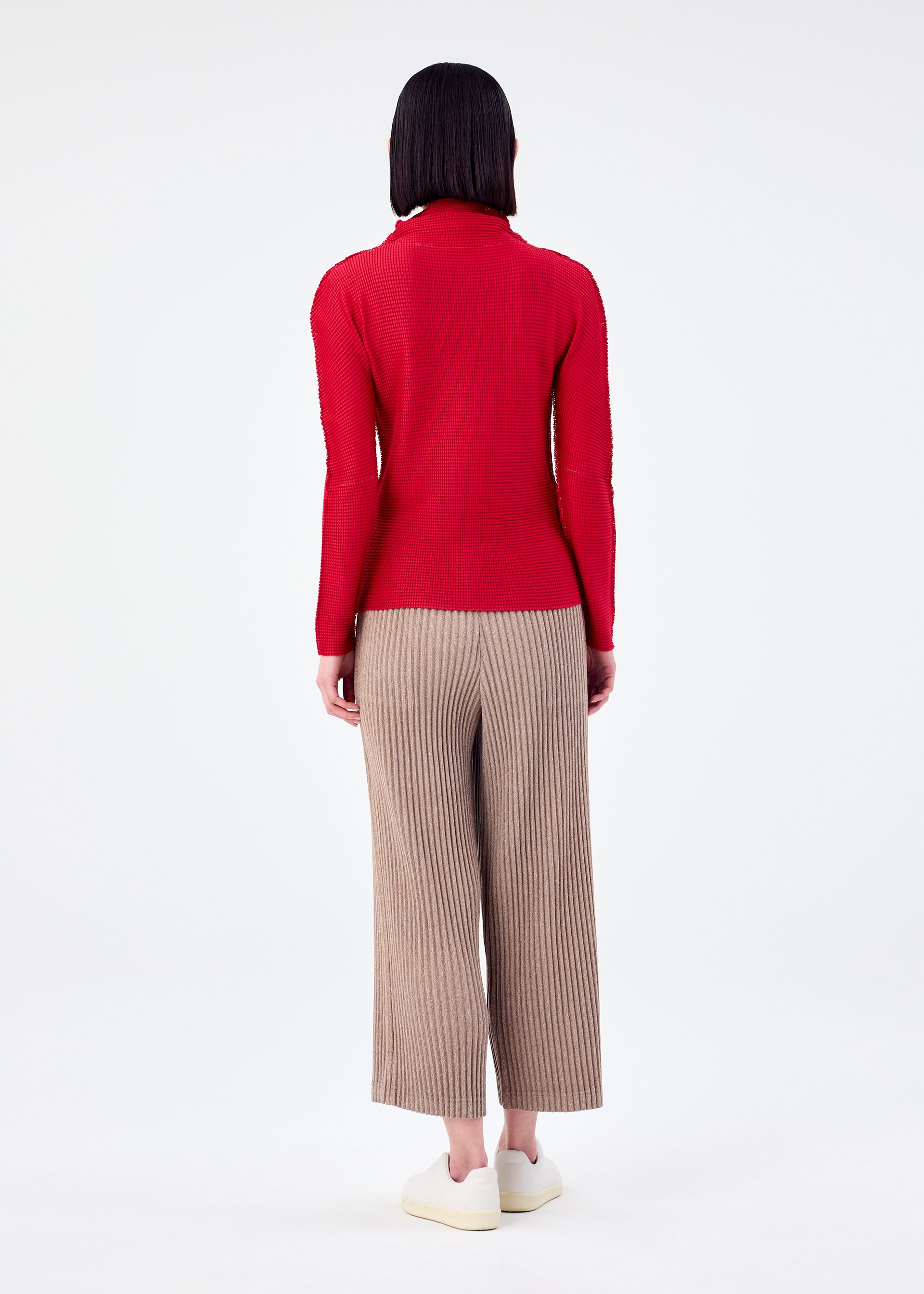 CORDUROY PLEATS、ウィメンズ_パンツ、着用画像2