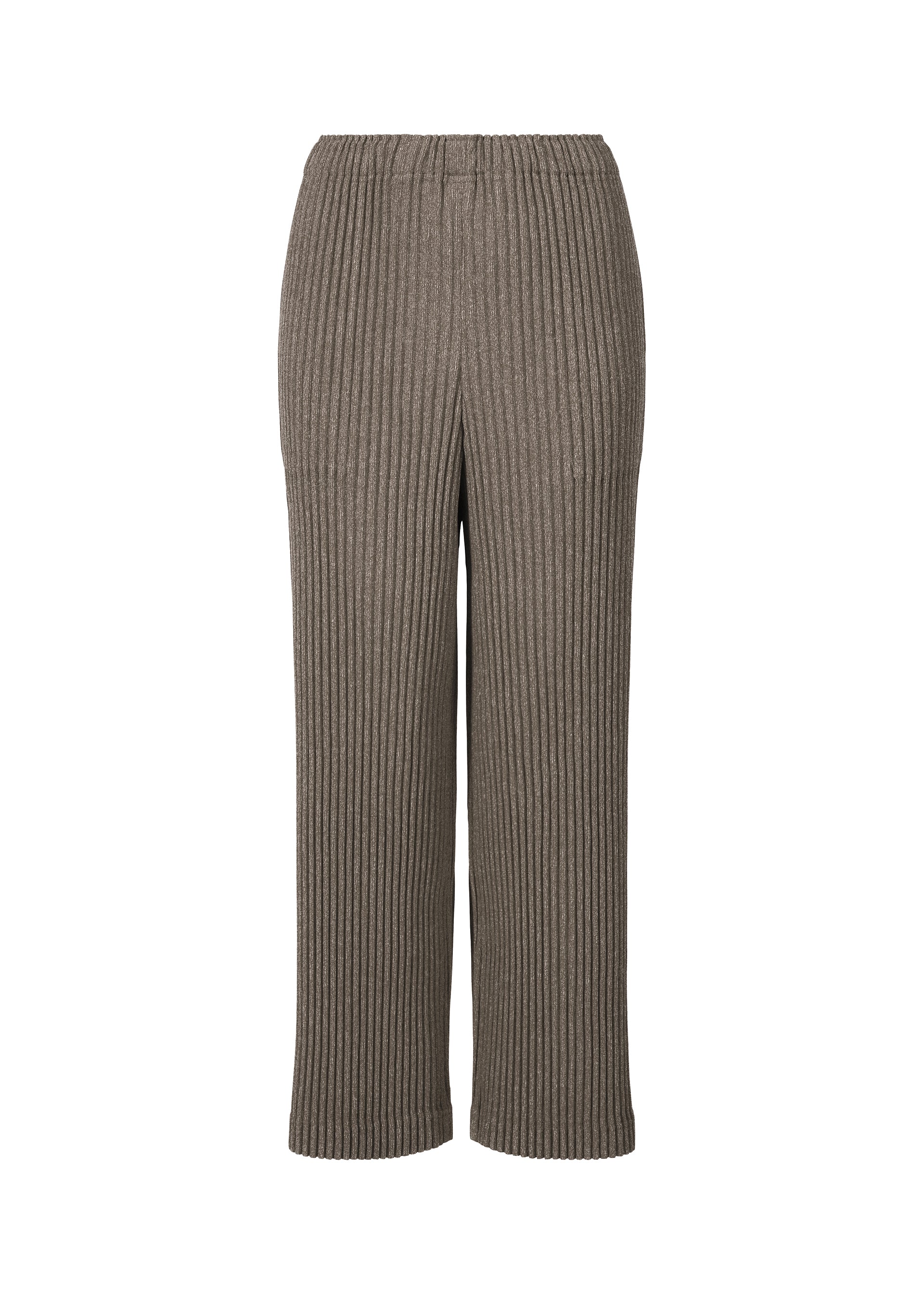 CORDUROY PLEATS、ウィメンズ_パンツ、グレー