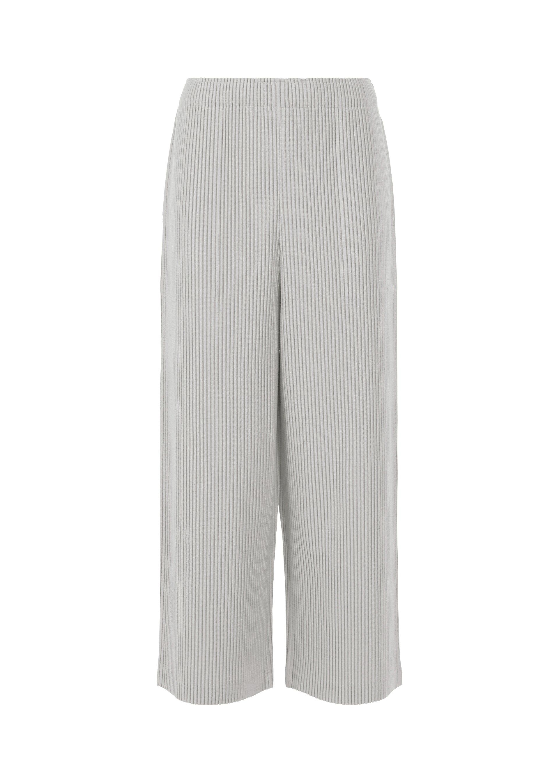 WARM PLEATS、ウィメンズ_パンツ、グレー