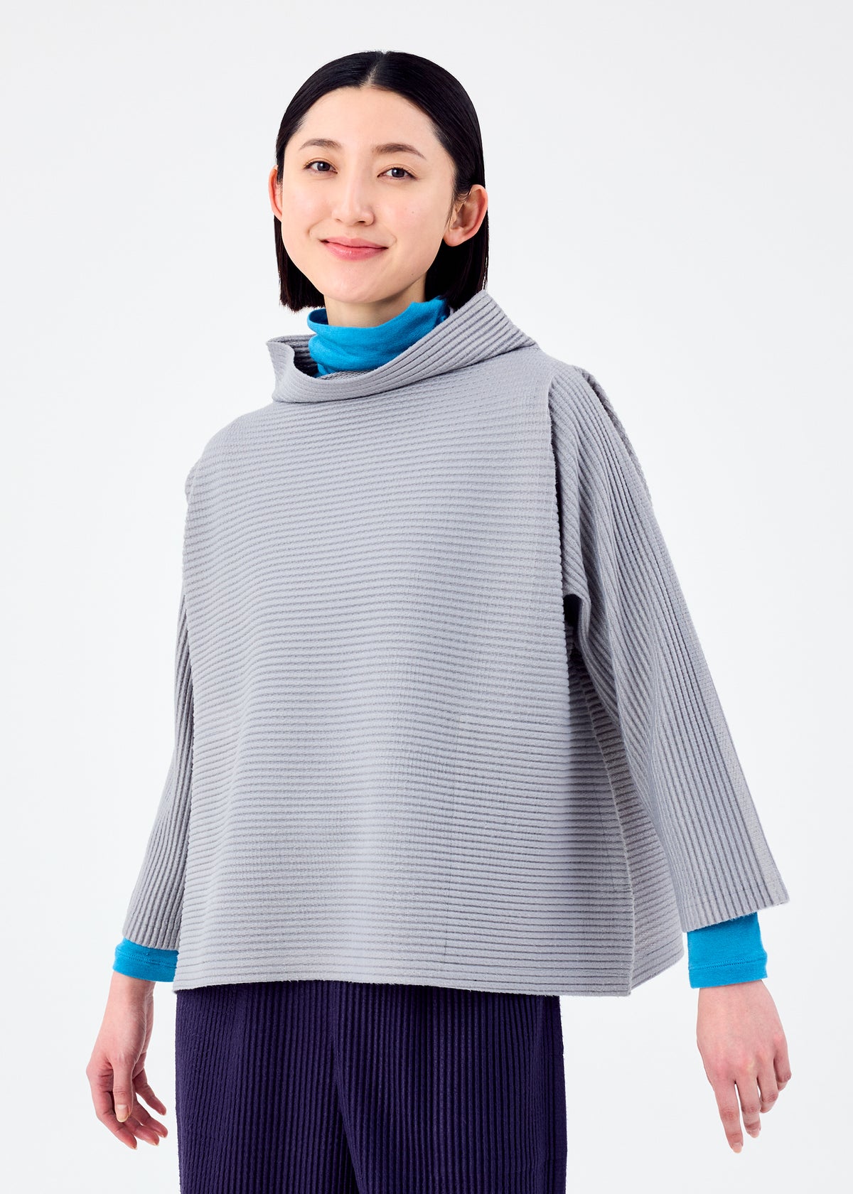 WARM PLEATS、ウィメンズ_トップス_トップ、着用画像1