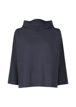 WARM PLEATS、ウィメンズ_トップス_トップ、ネイビー