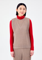 CORDUROY PLEATS、ウィメンズ_トップス_トップ、着用画像1