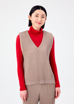 CORDUROY PLEATS、ウィメンズ_トップス_トップ、着用画像4