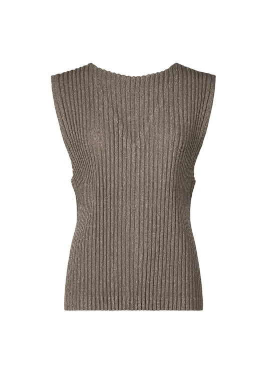 CORDUROY PLEATS、ウィメンズ_トップス_トップ、グレー