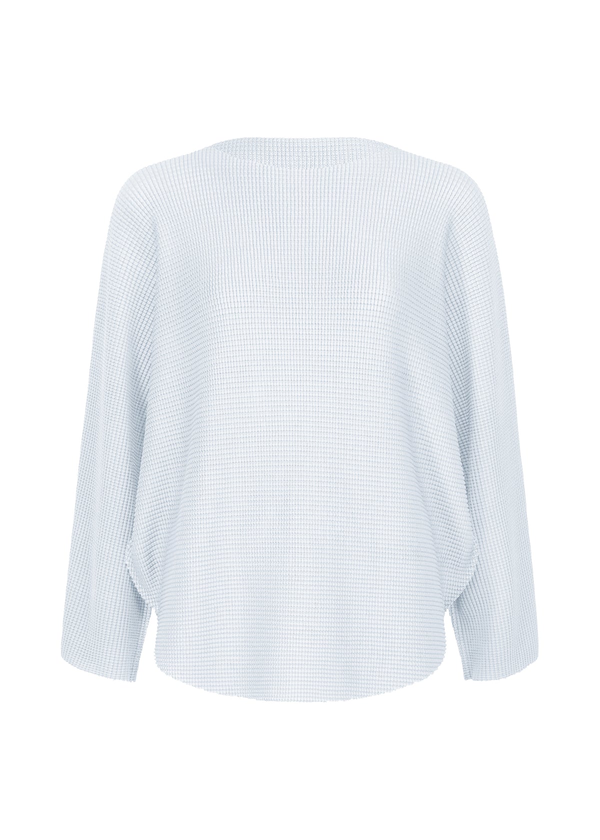 CURVE KNIT STRETCH PLEATS、ウィメンズ_トップス_トップ、グレー