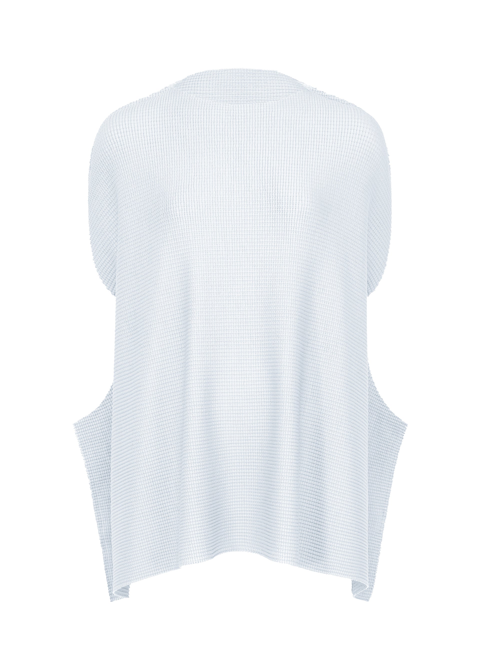 CURVE KNIT STRETCH PLEATS、ウィメンズ_トップス_トップ、グレー