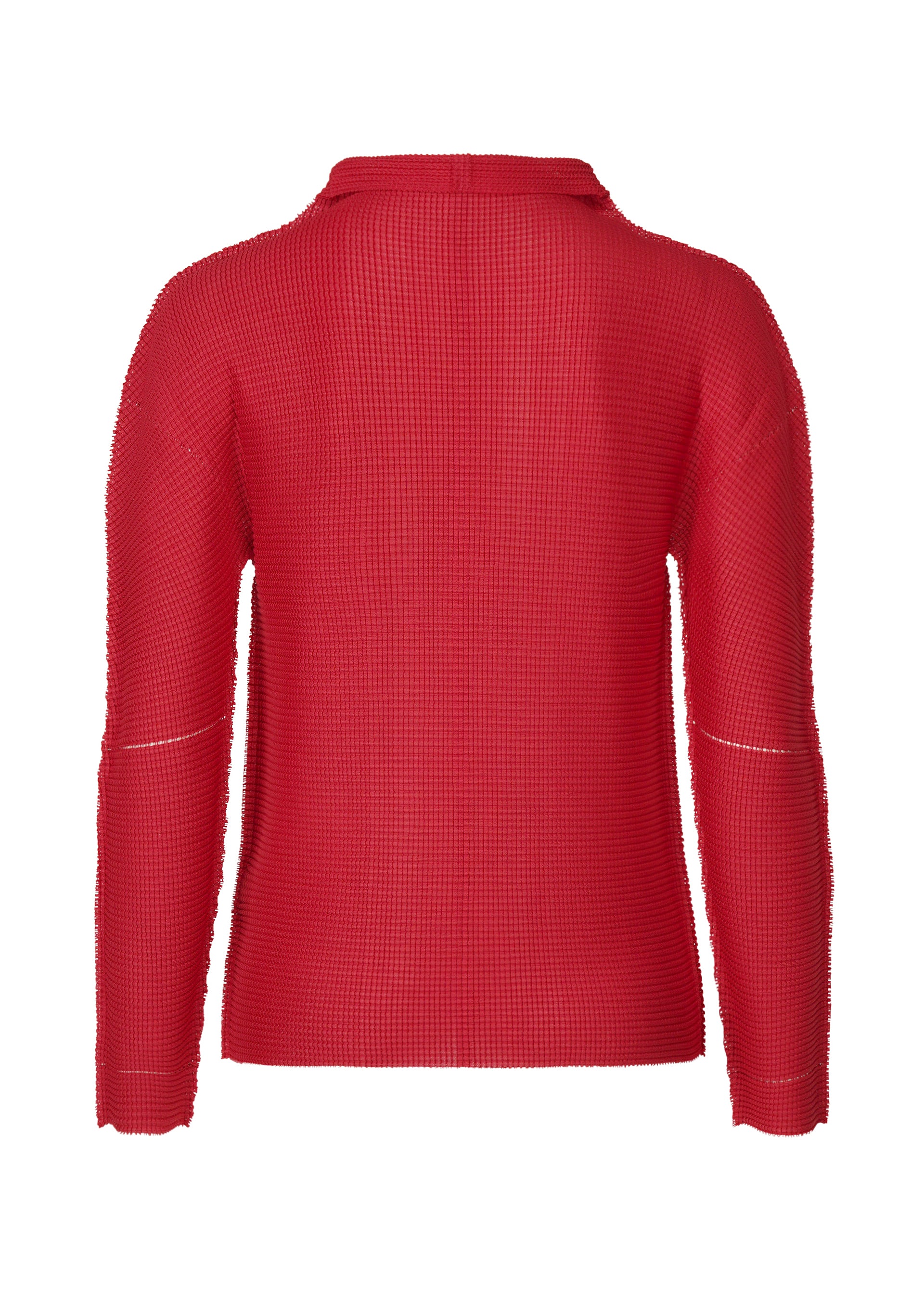 KNIT STRETCH PLEATS 1、ウィメンズ_トップス_カーディガン、ディテール画像1