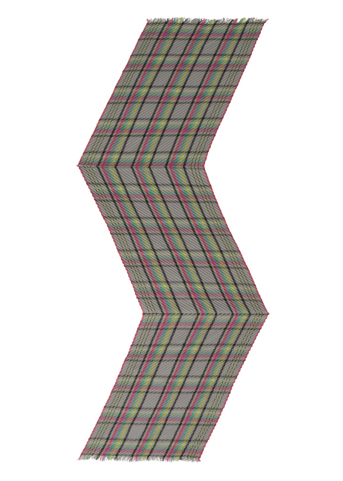CHECK PLEATS STOLE、アクセサリー&その他_ストール、ディテール画像2
