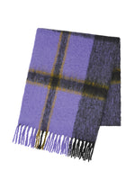 TARTAN CHECK WOOL STOLE、アクセサリー&その他_ストール、パープル