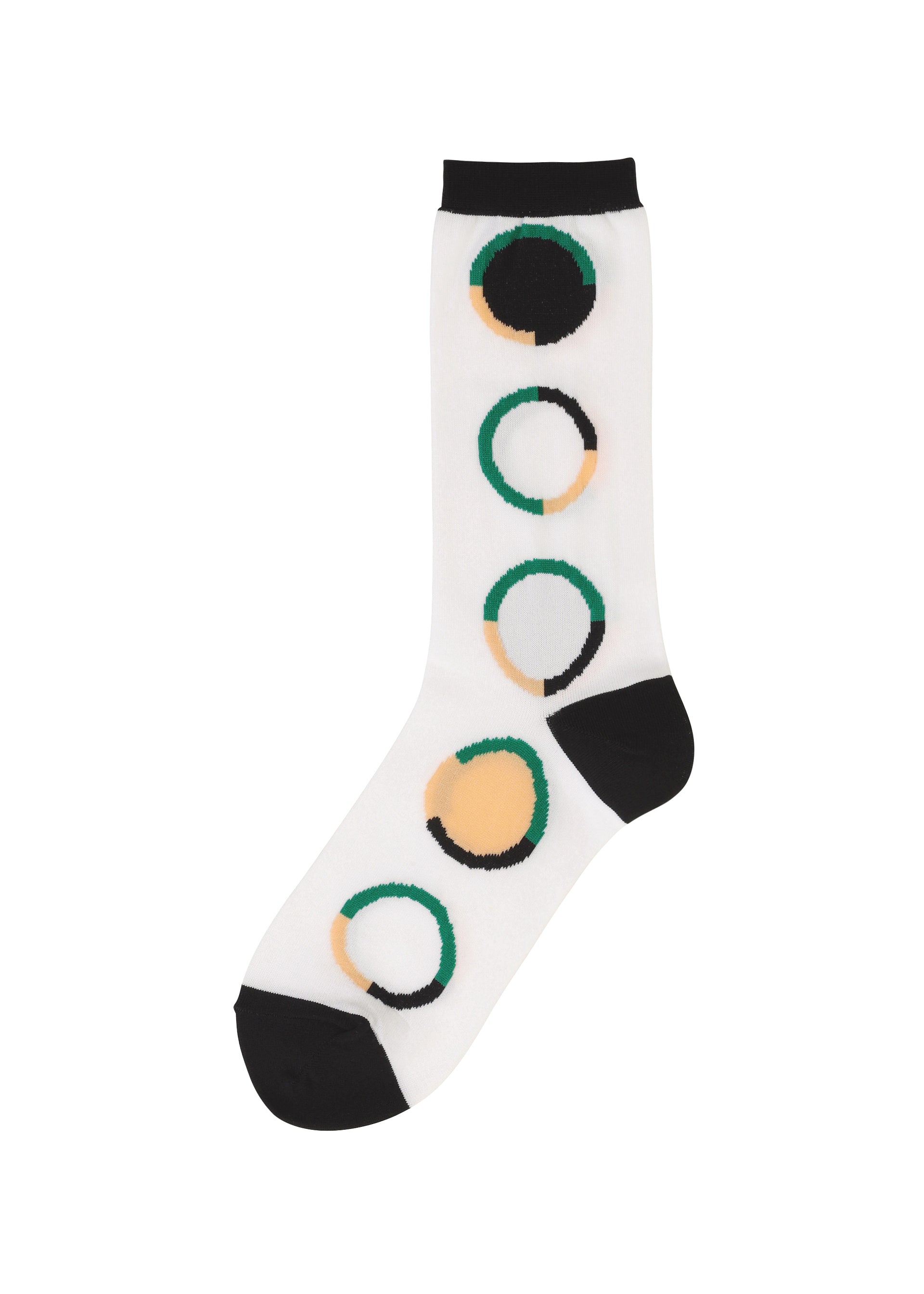 TIME CIRCLE SOCKS、アクセサリー&その他_レッグウェア&シューズ、ホワイト