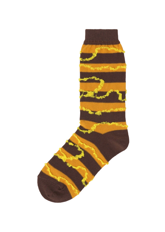 FROGGING KNIT YARN SOCKS、アクセサリー&その他_レッグウェア&シューズ、イエロー