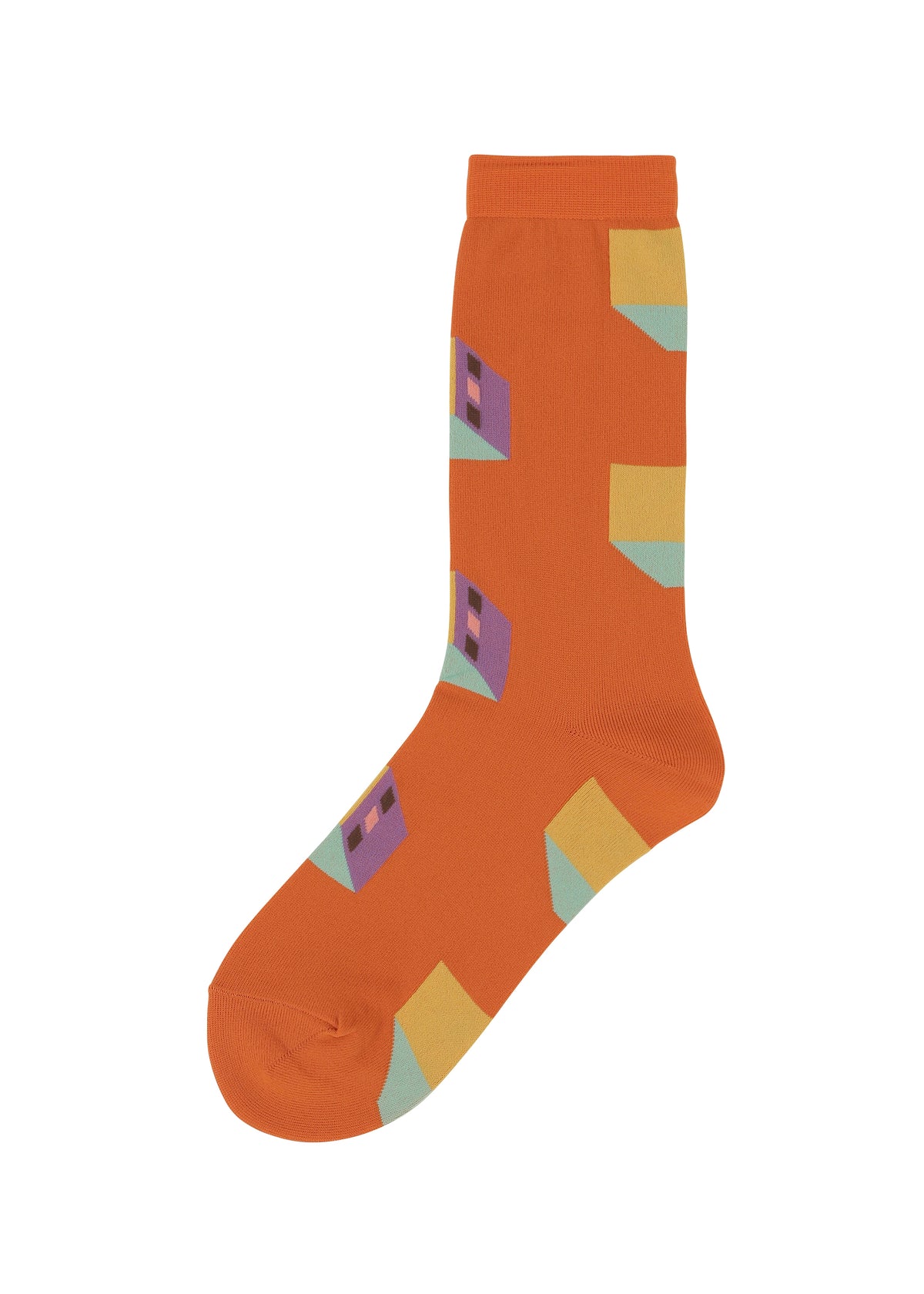 CUBE SOCKS、アクセサリー&その他_レッグウェア&シューズ、オレンジ