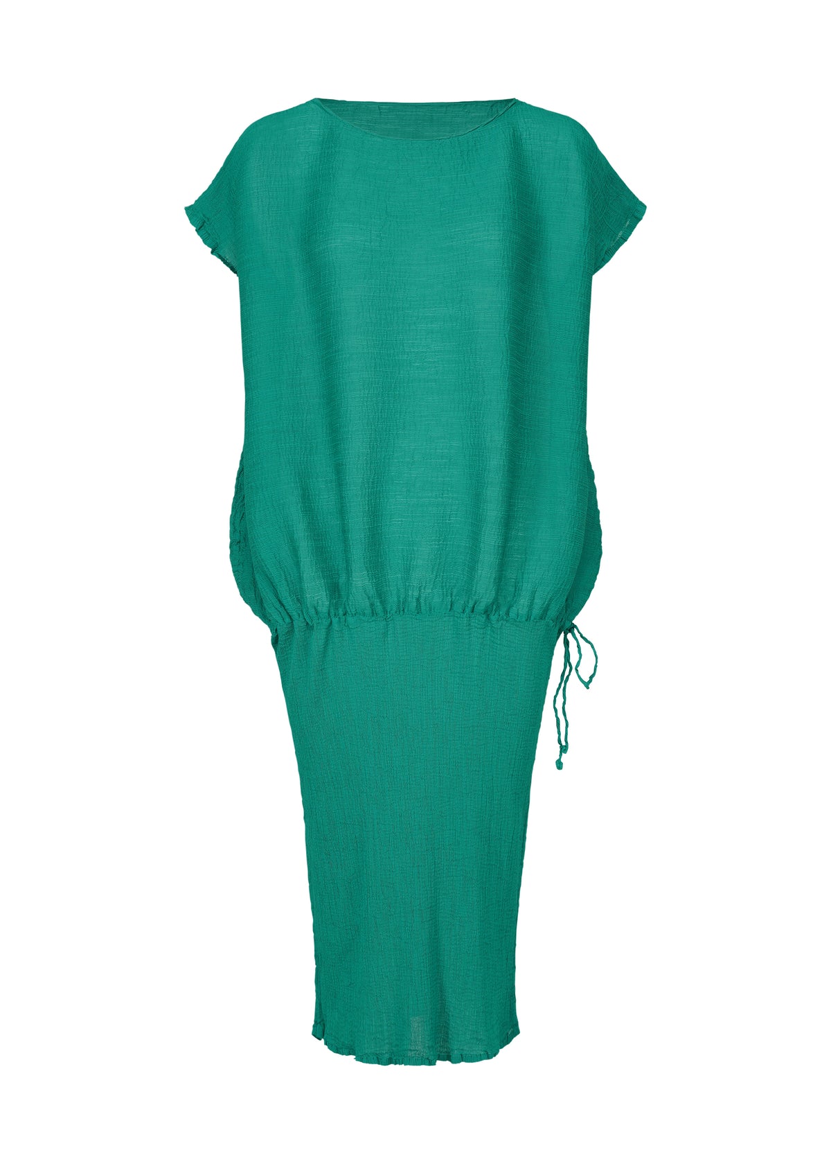 BALLOON SEE-THROUGH CREPE、ウィメンズ_ワンピース、グリーン