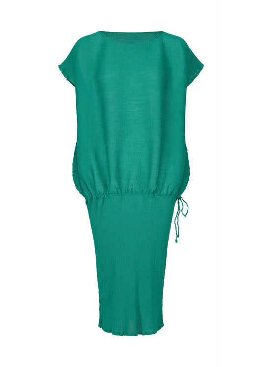 BALLOON SEE-THROUGH CREPE、ウィメンズ_ワンピース、グリーン