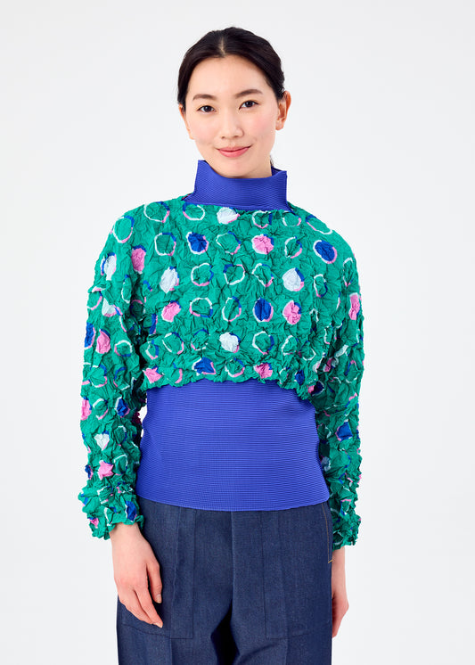 TIME CIRCLE MERINGUE TOP、ウィメンズ_トップス_トップ、着用画像1
