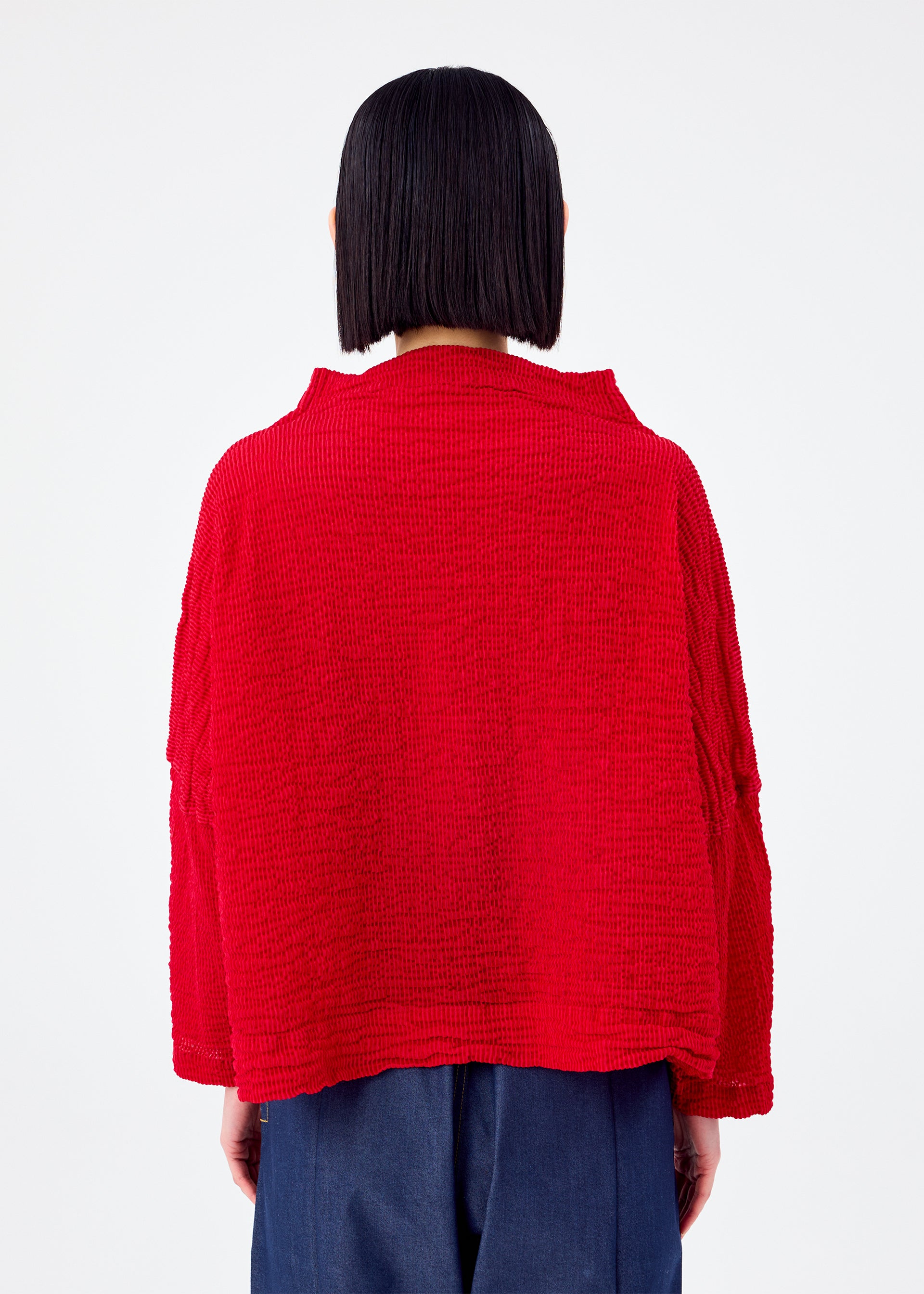 STRIPE FLOCKY CAULIFLOWER、ウィメンズ_トップス_トップ、着用画像2