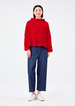 STRIPE FLOCKY CAULIFLOWER、ウィメンズ_トップス_トップ、着用画像3