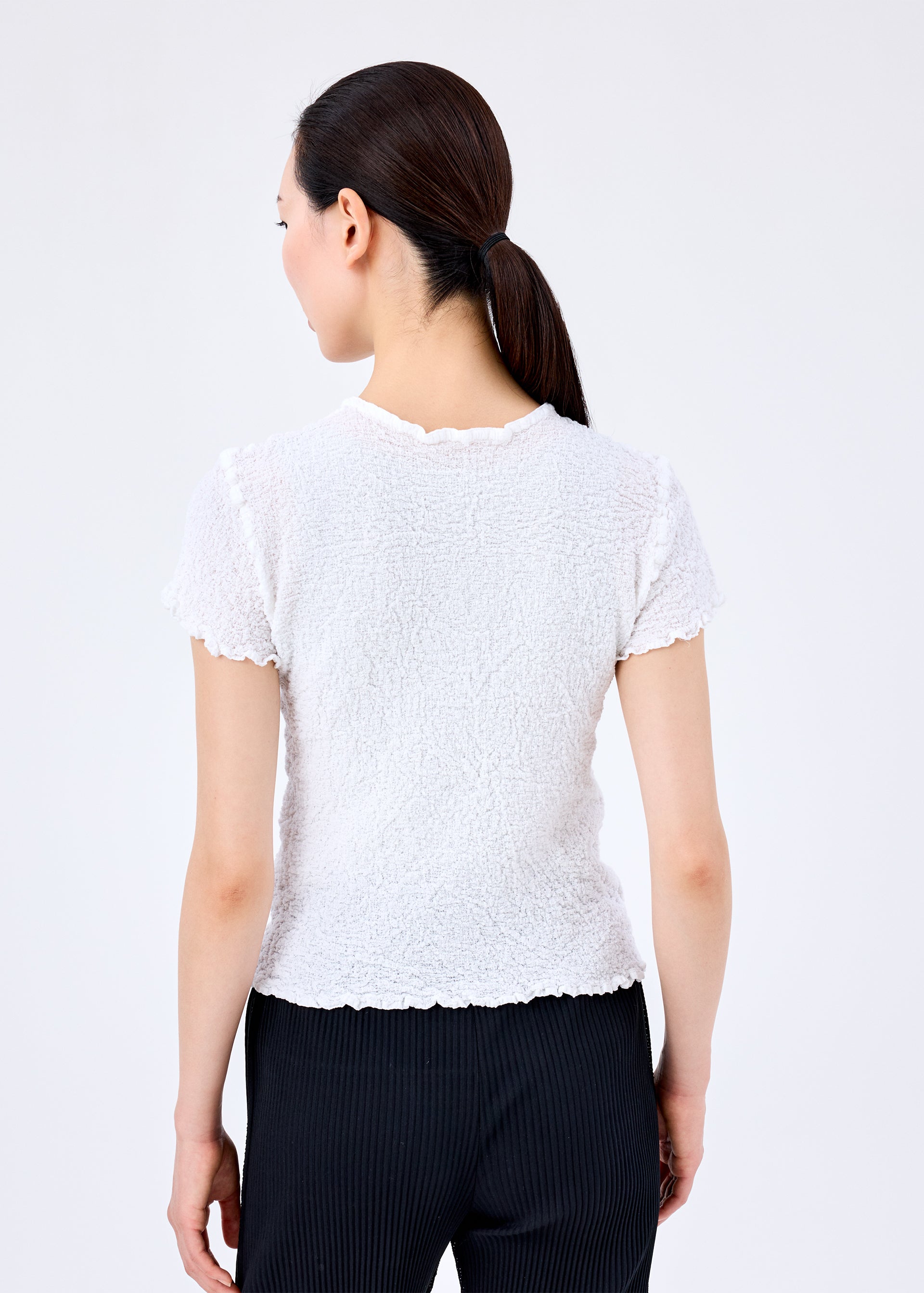 極美品☆me ISSEY MIYAKE カリフラワー 襟付きTシャツ カットソー