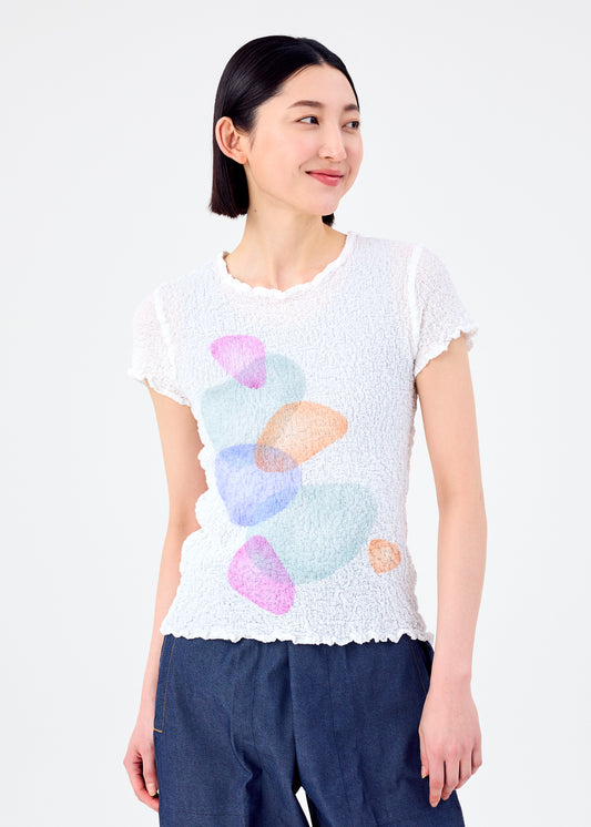 SEA GLASS PRINT CAULIFLOWER、ウィメンズ_トップス_トップ、着用画像1