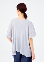 SQUARE SEE-THROUGH CREPE、ウィメンズ_トップス_トップ、着用画像2