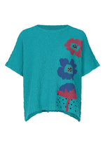 GROW PRINT CAULIFLOWER、ウィメンズ_トップス_トップ、ブルー