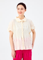 SHRINK STRIPE、ウィメンズ_トップス_トップ、着用画像1