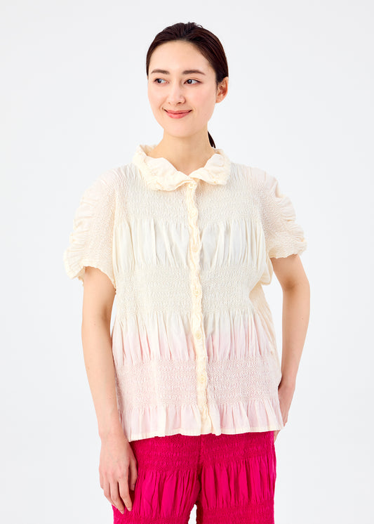 SHRINK STRIPE、ウィメンズ_トップス_トップ、着用画像1