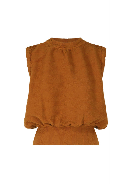 KNIT LIKE CLOTH、ウィメンズ_トップス_トップ、オレンジ