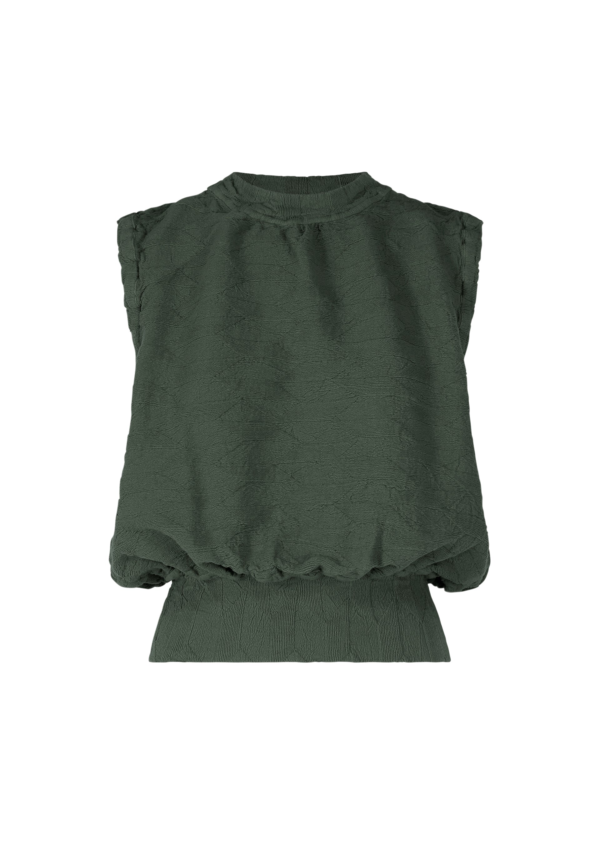 KNIT LIKE CLOTH、ウィメンズ_トップス_トップ、カーキ