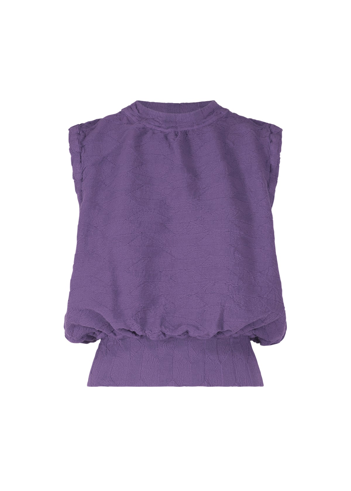 KNIT LIKE CLOTH、ウィメンズ_トップス_トップ、パープル