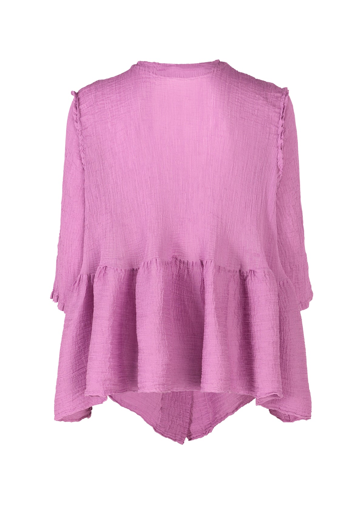 BOUNCE SEE-THROUGH CREPE、ウィメンズ_トップス_カーディガン、ディテール画像1