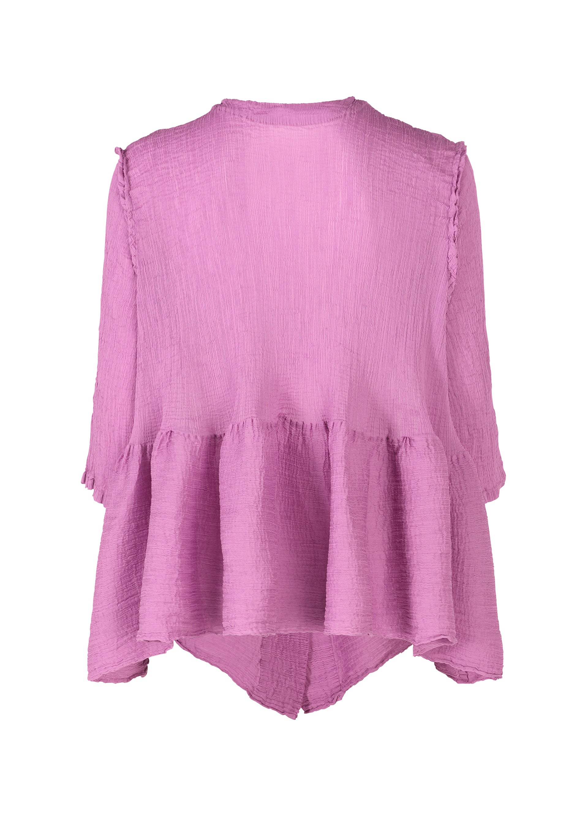 BOUNCE SEE-THROUGH CREPE、ウィメンズ_トップス_カーディガン、ディテール画像1