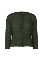 MERINGUE TOP、ウィメンズ_トップス_カーディガン、カーキ