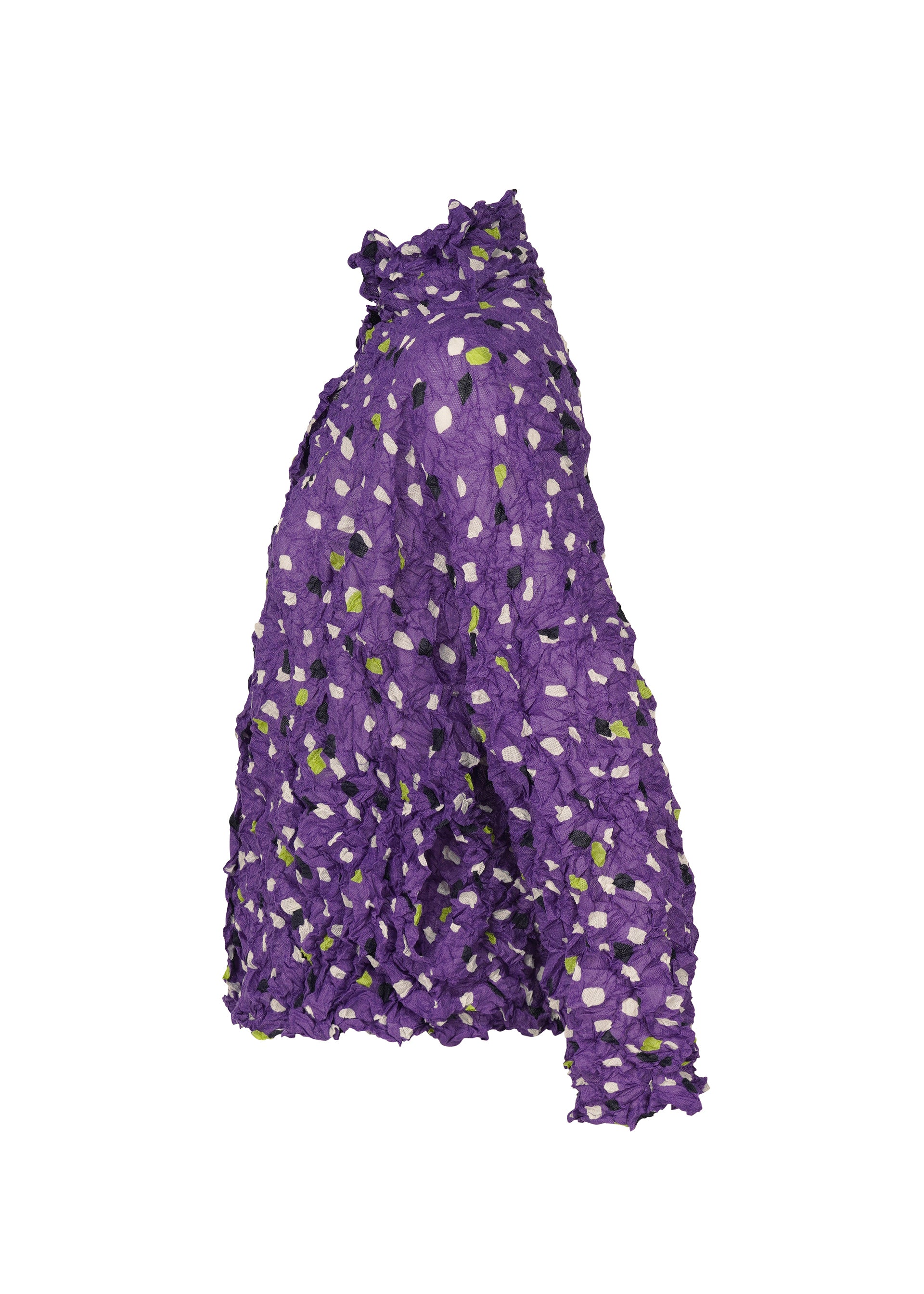 TIME DOTS VELOUR MERINGUE、ウィメンズ_トップス_カーディガン、ディテール画像2