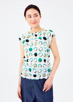 TIME CIRCLE MERINGUE TOP、ウィメンズ_トップス_トップ、着用画像1