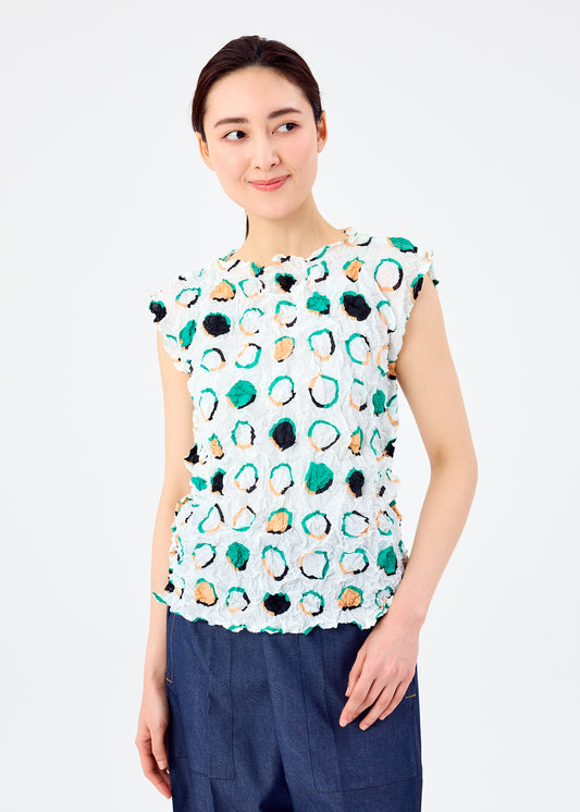 TIME CIRCLE MERINGUE TOP、ウィメンズ_トップス_トップ、着用画像1