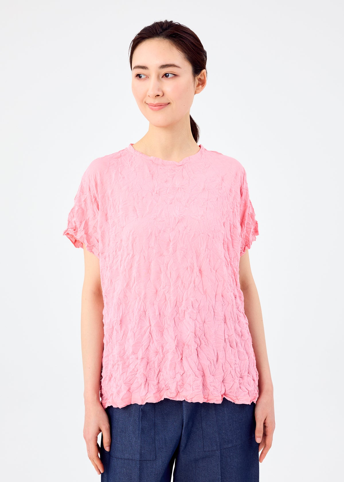 MERINGUE T-SHIRT、ウィメンズ_トップス_トップ、着用画像1