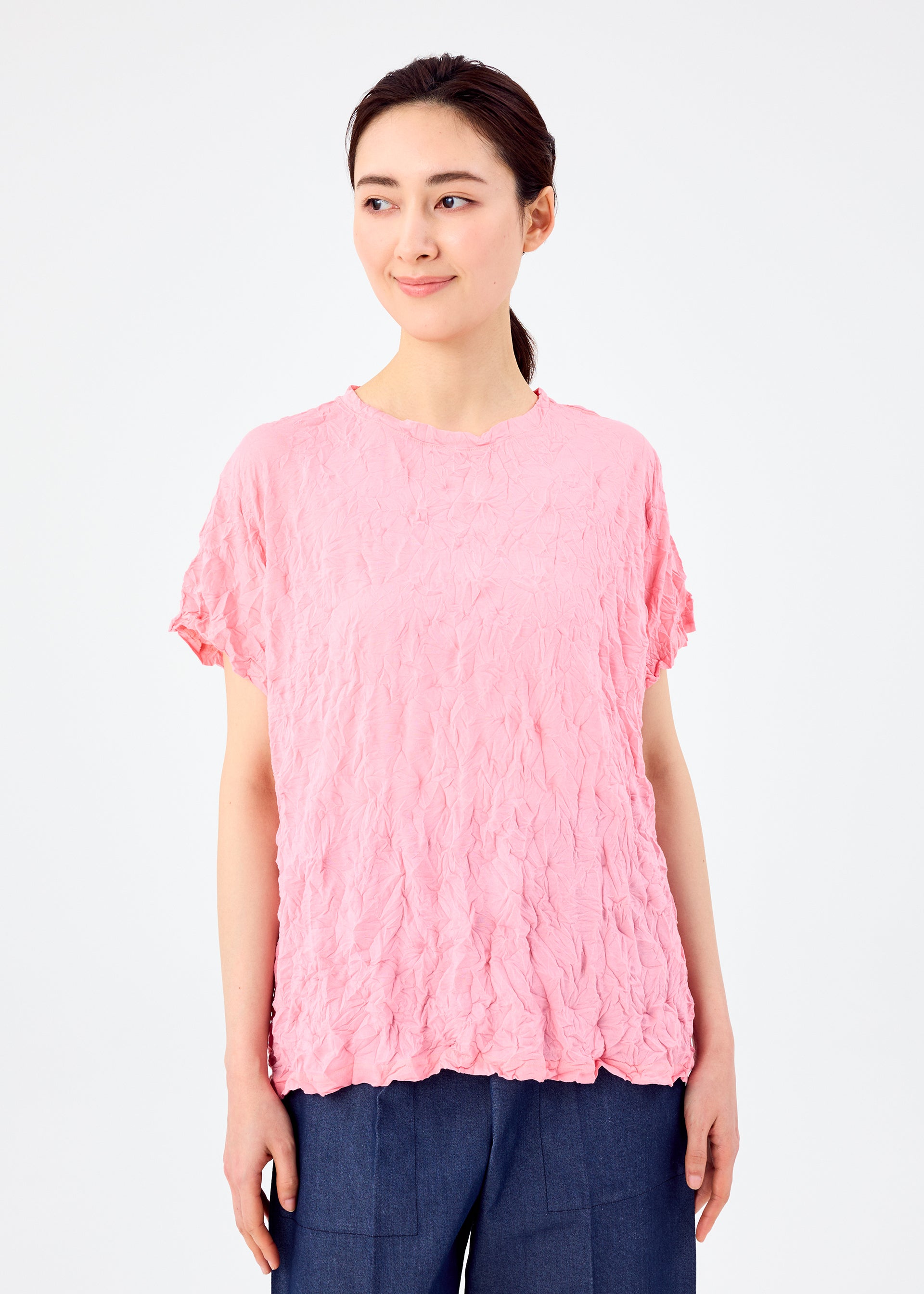 MERINGUE T-SHIRT、ウィメンズ_トップス_トップ、着用画像1