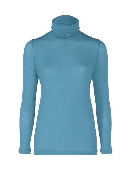 WOOL MIX JERSEY、ウィメンズ_トップス_トップ、ブルー