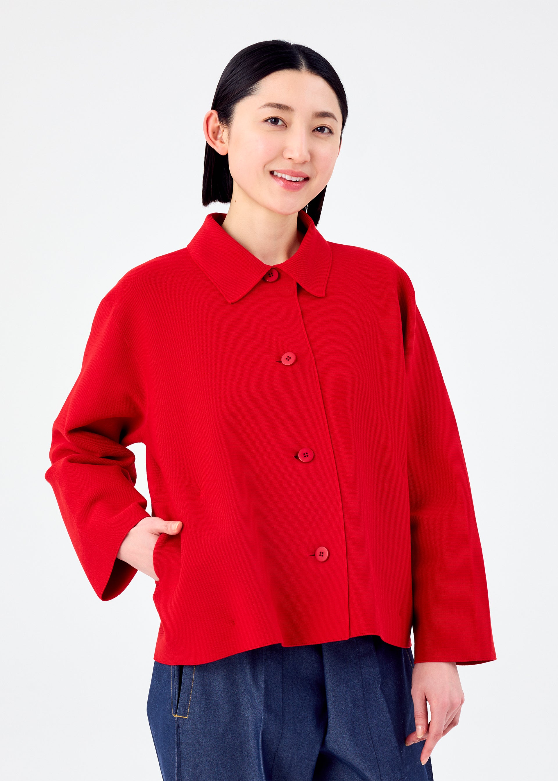 SOLID KNIT、ウィメンズ_ジャケット&コート_ジャケット＆ブルゾン、着用画像1