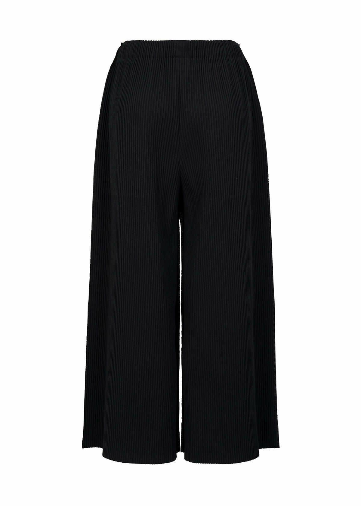 FINE KNIT PLEATS BLACK、ウィメンズ_パンツ、ディテール画像1