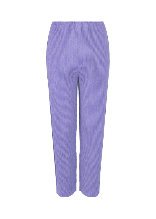 MIX FINE KNIT PLEATS BOTTOM、ウィメンズ_パンツ、パープル
