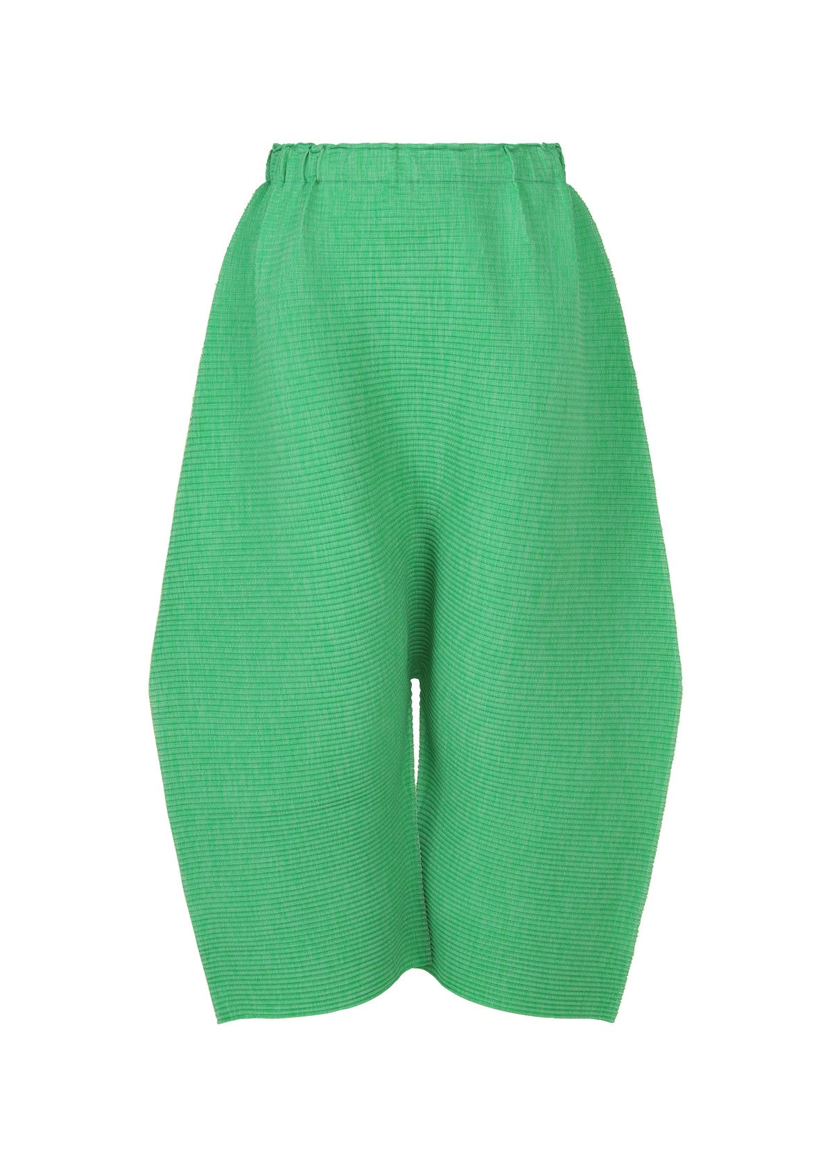 MIX FINE KNIT PLEATS BOTTOM、ウィメンズ_パンツ、グリーン