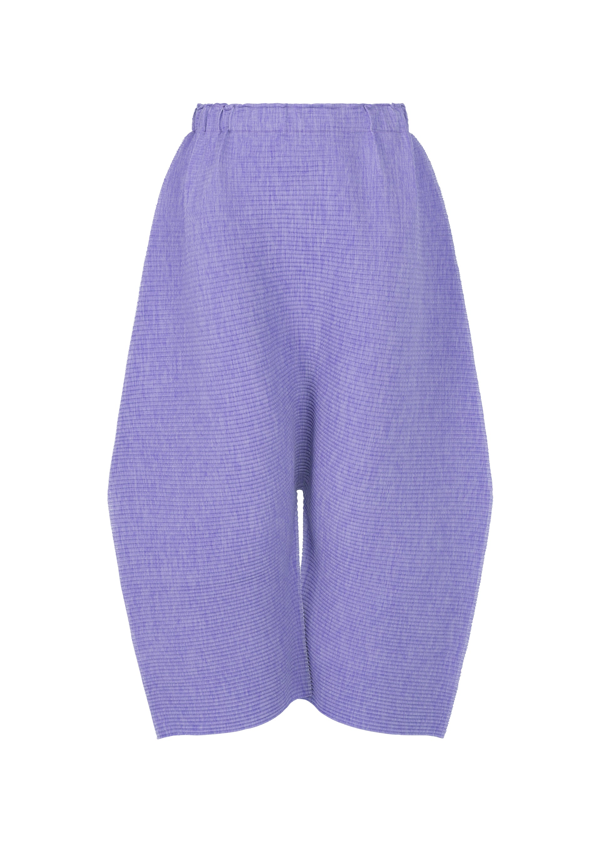 MIX FINE KNIT PLEATS BOTTOM、ウィメンズ_パンツ、パープル